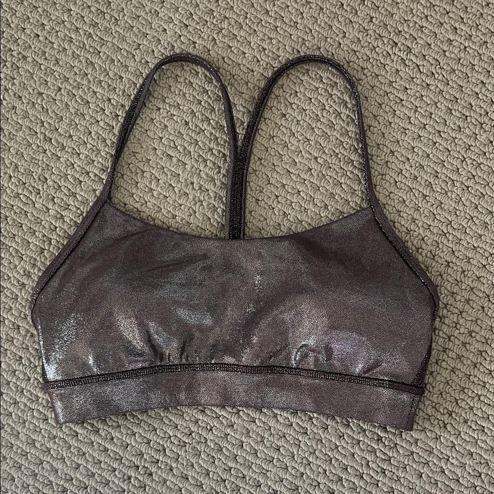 Lululemon Unique Flow Y Shimmery Sports Bra